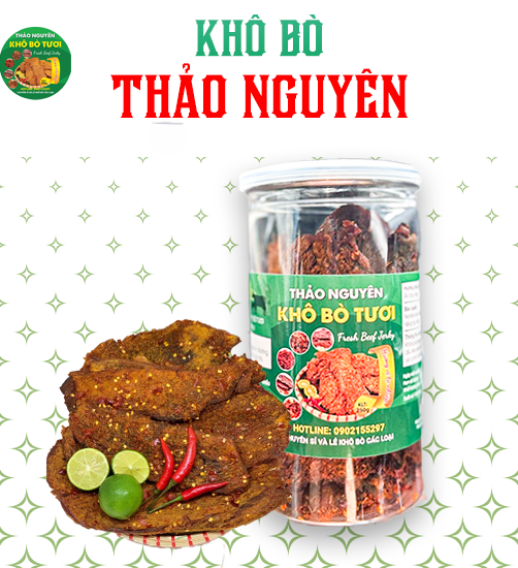Khô bò miếng  250g