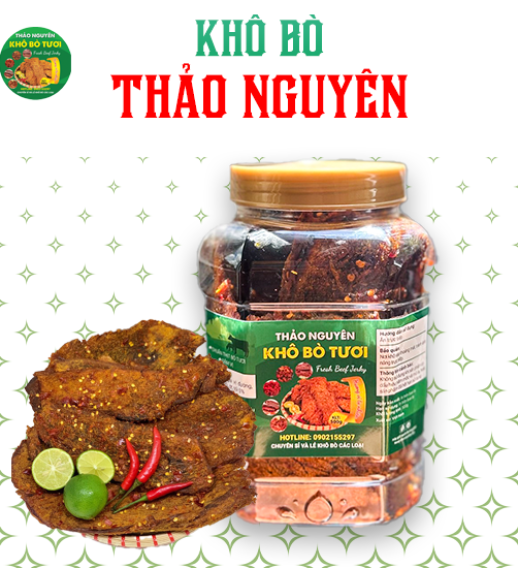 Khô bò miếng 500g