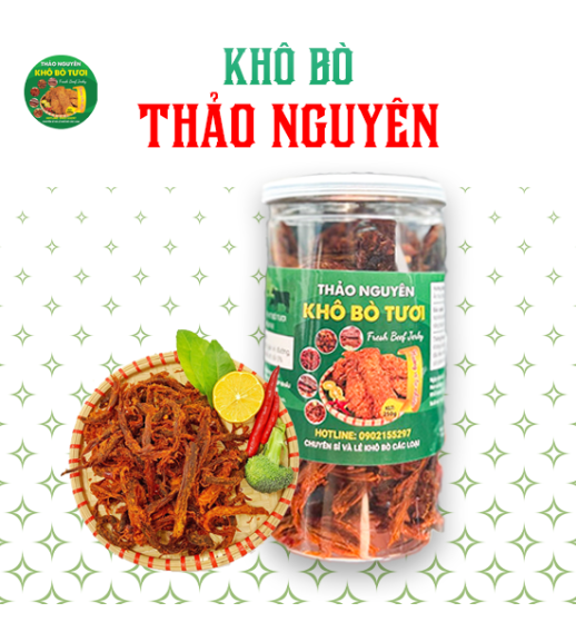 Khô bò sợi 250g