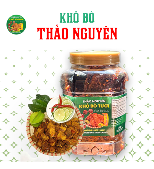 Khô bò viên 500gr