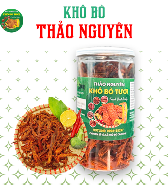 Khô bò sợi 250g