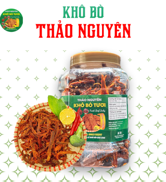 Khô bò sợi 500g