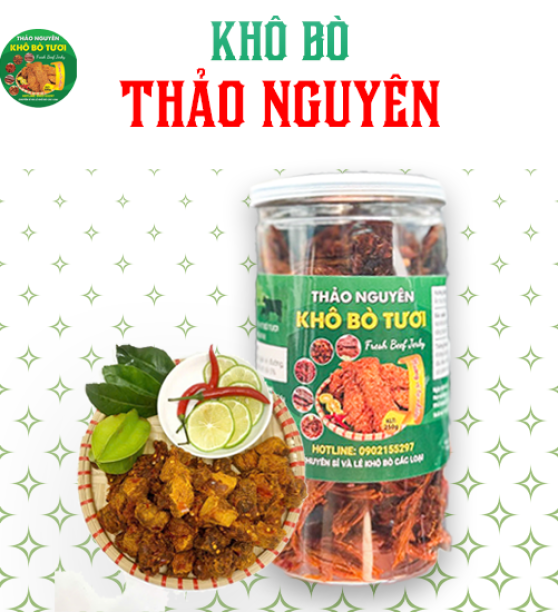 Khô bò viên 250gr